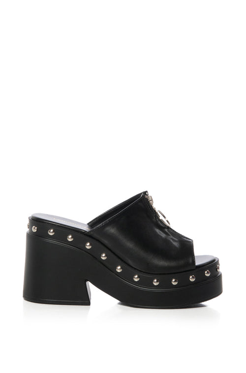 RAMI CHUNKY SANDAL IN BLACK