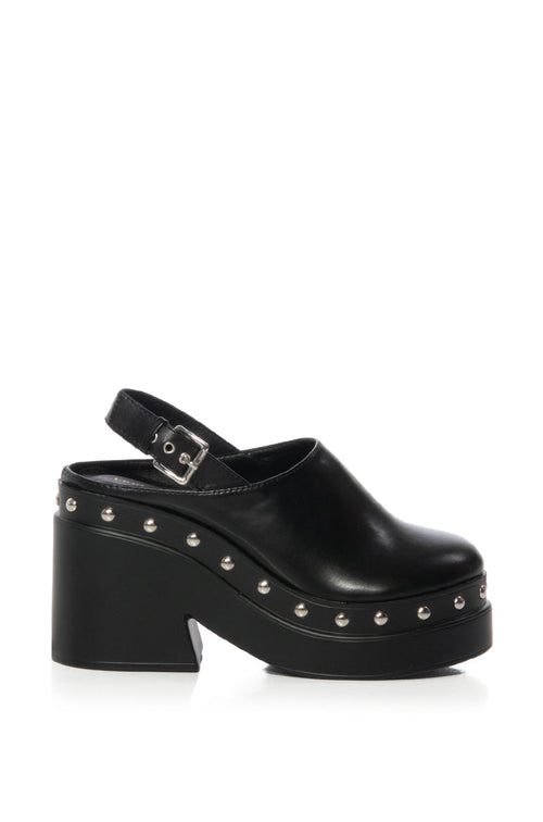 RAVENDELL CHUNKY CLOG IN BLACK